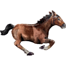 Supershape Galloping Horse